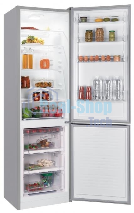 Холодильник Nordfrost NRB 164NF X нержавеющая сталь двухкамерный 238/105 л морозилка снизу