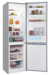 Холодильник Nordfrost NRB 164NF X нержавеющая сталь двухкамерный 238/105 л морозилка снизу