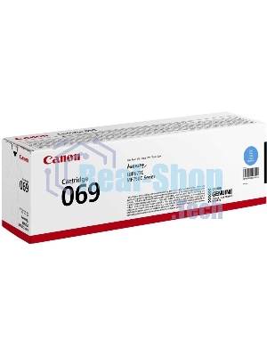Картридж лазерный Canon 069C (5093C002) голубой (1900 стр.) для Canon MF752Cdw/754Cdw, LBP673Cdw