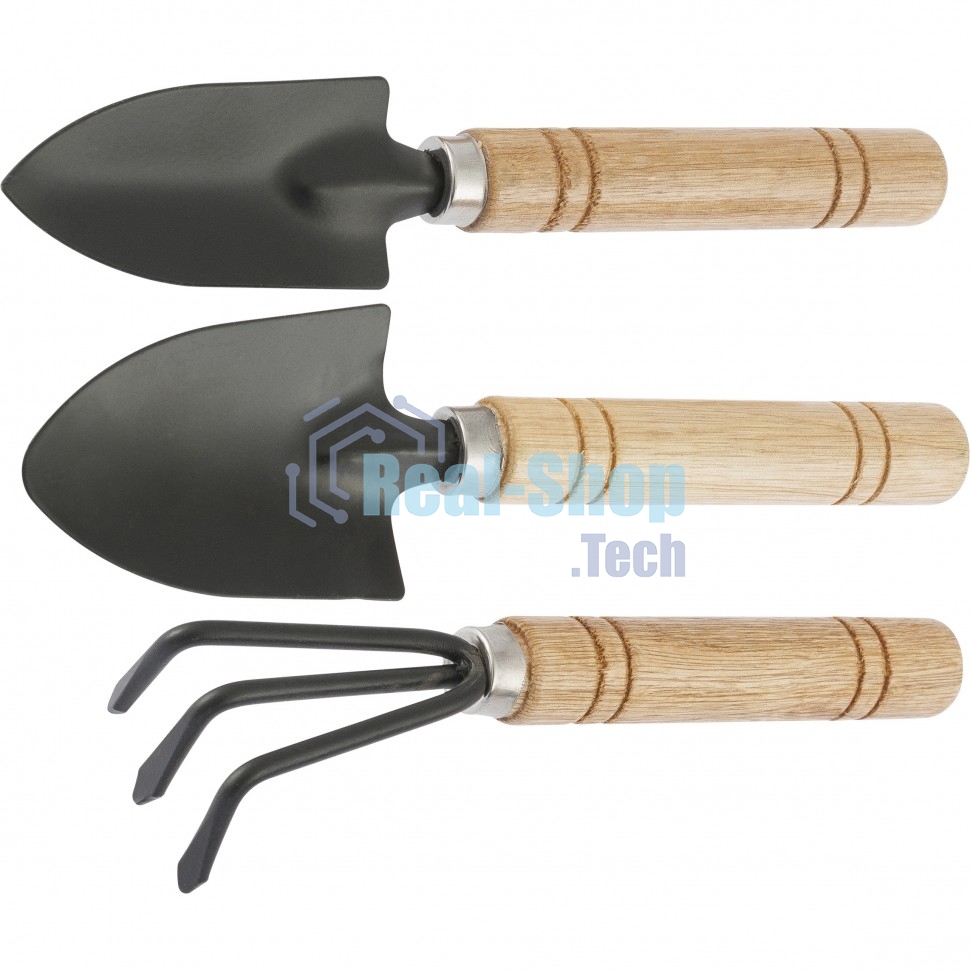 Набор по уходу за комнатными растениями Palisad деревянные рукоятки, 3 предмета