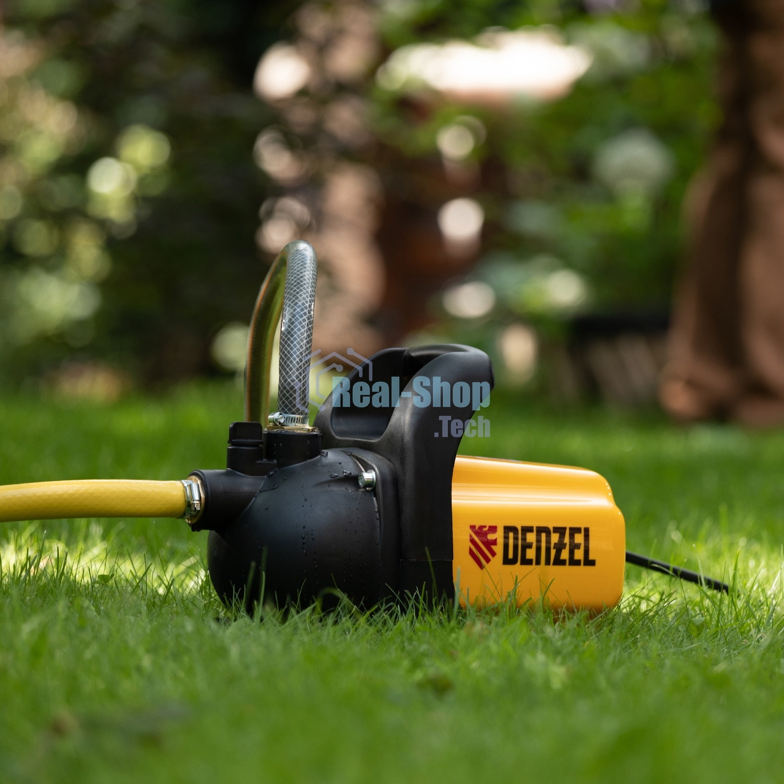 Насос Denzel GP600 садовый поверхностный 600Вт 3000л/ч подъем 35м