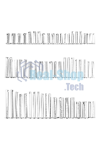 Набор штифтов с головкой и отверстием под шплинт Сибртех, 60 предметов