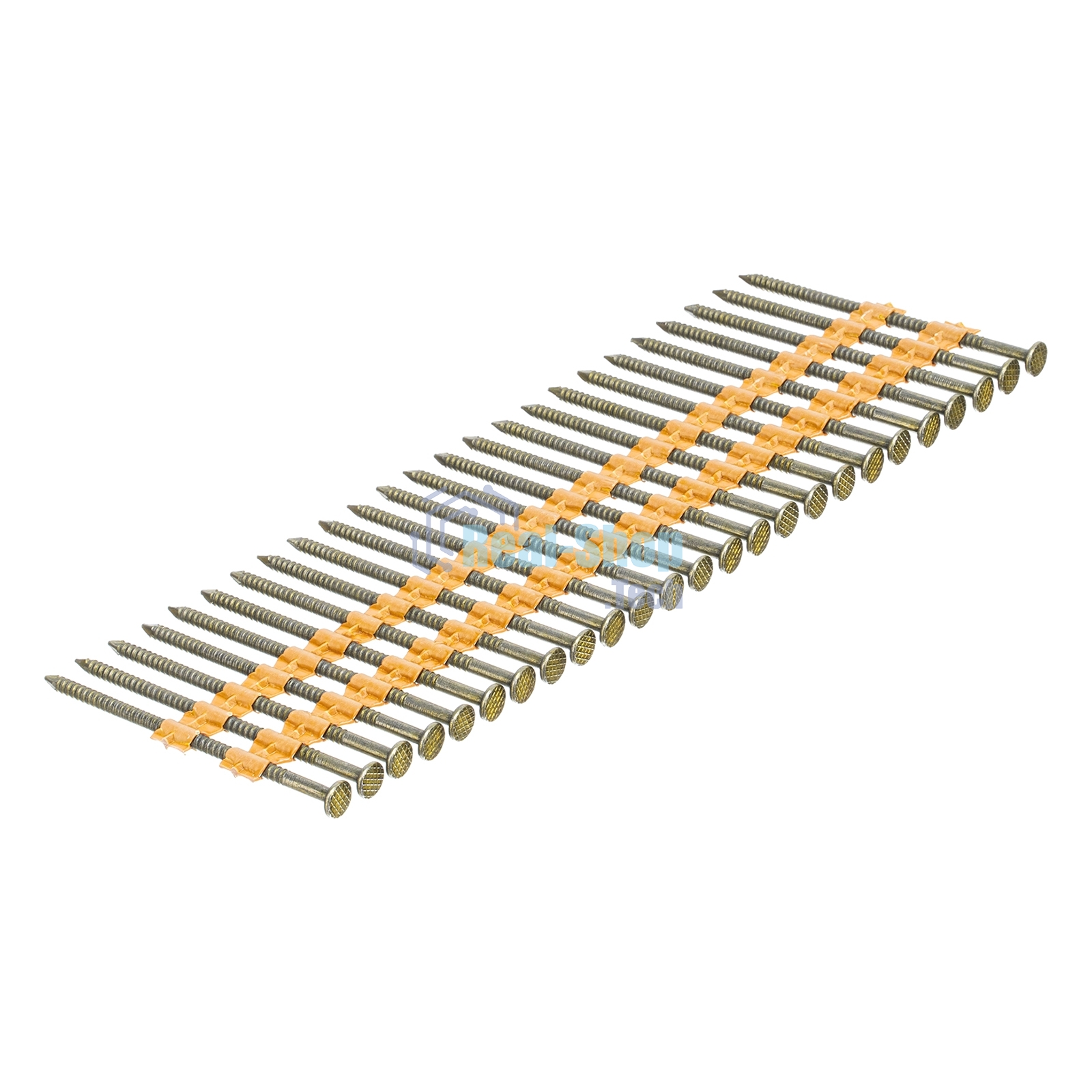 Гвозди Denzel для пнев. нейлера (крашен.), длина - 65 мм, диам. - 2,9 мм, 2000 шт.