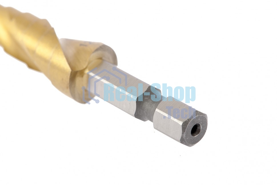 Сверло Matrix ступенчатое,4-5-6-7-8-9-10-11-12 мм, HSS, спиральный проф.