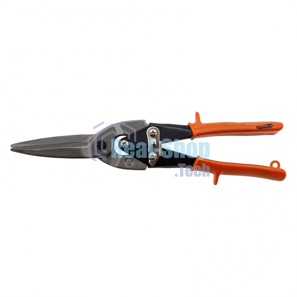 Ножницы по металлу Sparta удлиненные, 290 мм, пряморежущие, обрезиненные рукоятки