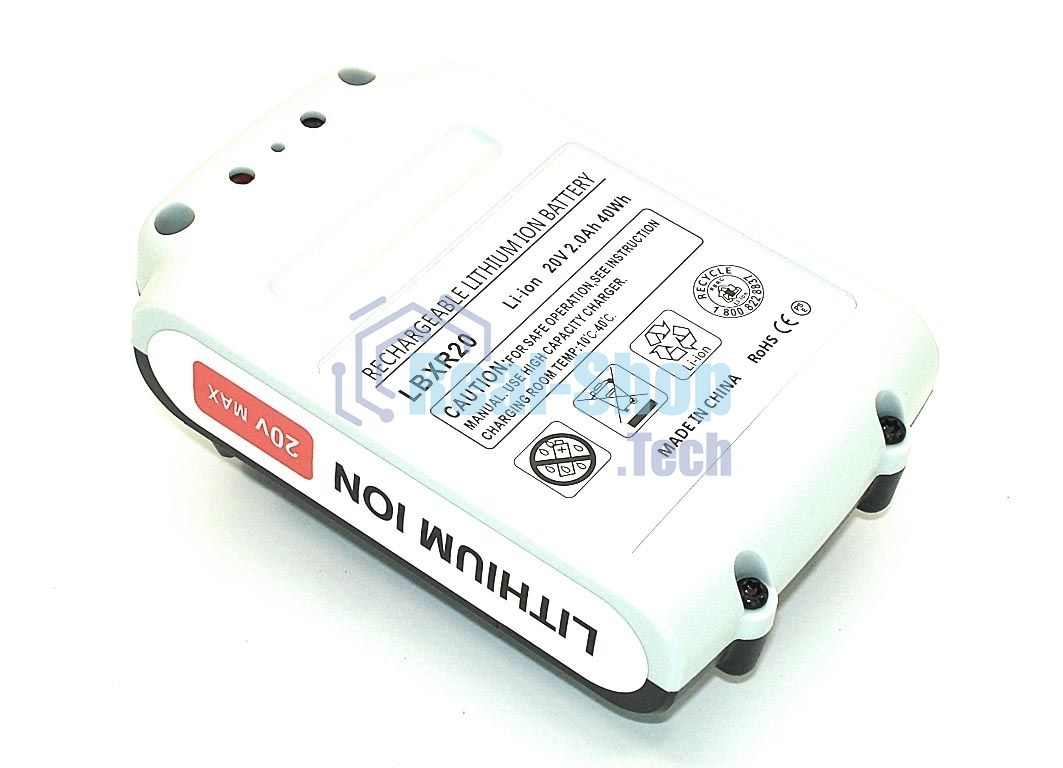 Аккумулятор для Black & Decker (p/n: LB20, LBX20, LBXR20 SL186K, ASL188K, BDCDMT12) 20V 2Ah Li-ion