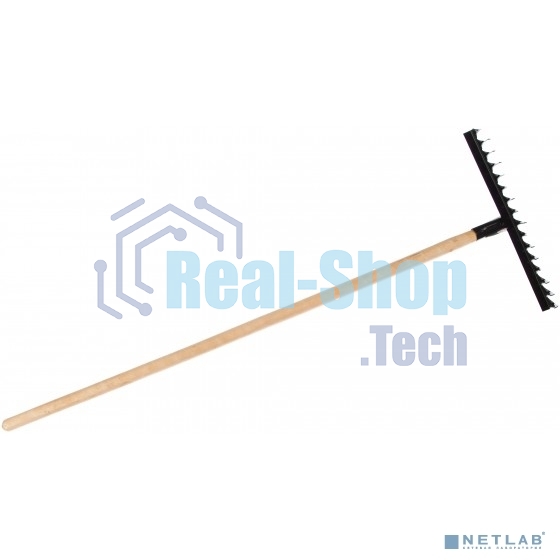 Грабли Сибртех 16-зубые, 420мм, с черенком