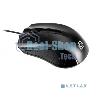 Мышь проводная Oklick 225M черный, 1200 dpi, USB, кнопки - 3