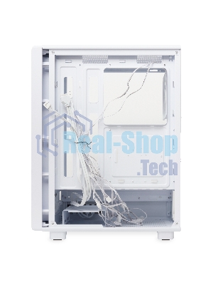 Компьютерный корпус HSPD M510, Mesh Mid Tower, белый, TG, 0.5 SPCC, 4x120мм ARGb ATX, mATX, mITX 180/280/160мм 1x2.5