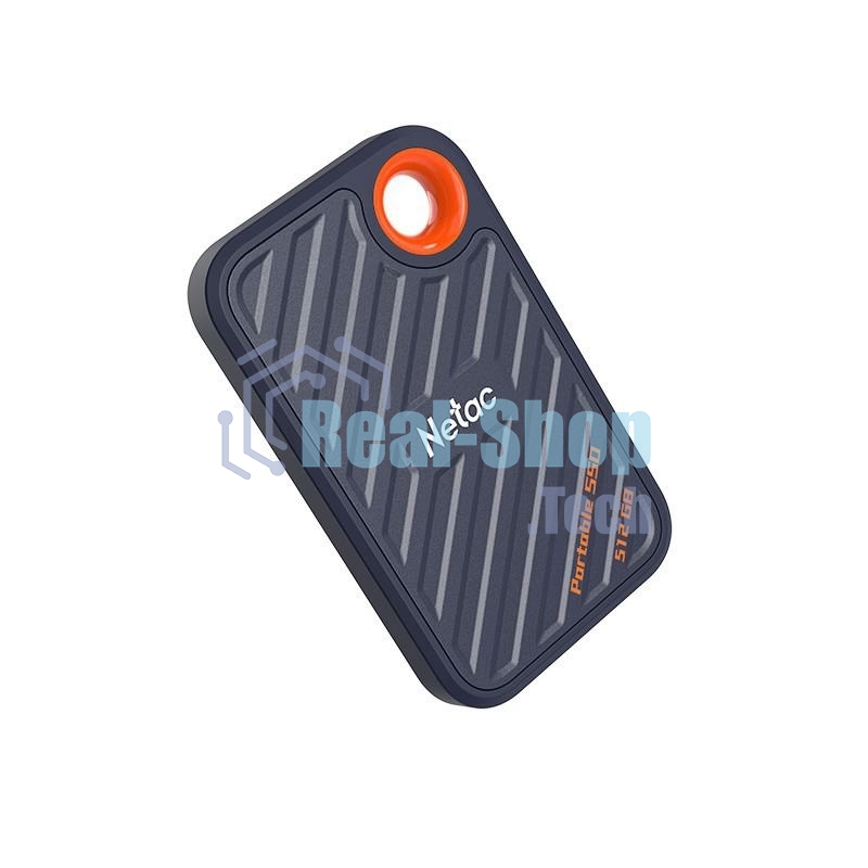 Внешний SSD Netac ZX20, 2TB, USB 3.2 Gen 2x2 Type-C, R/W 2000/1800, черный