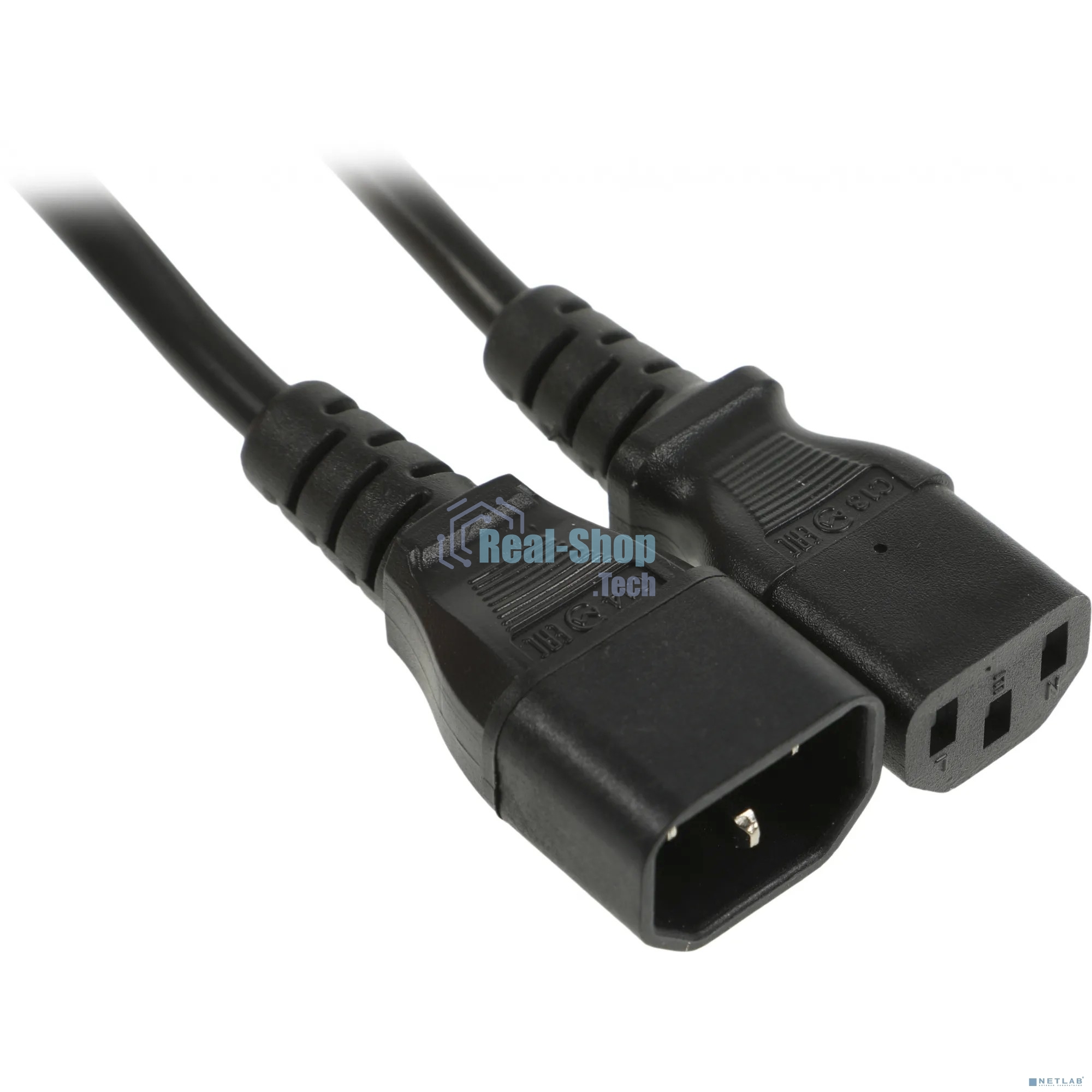 Шнур сетевой Rexant IEC 320 C13 – IEC 320 C14 3x0,75мм², 3м