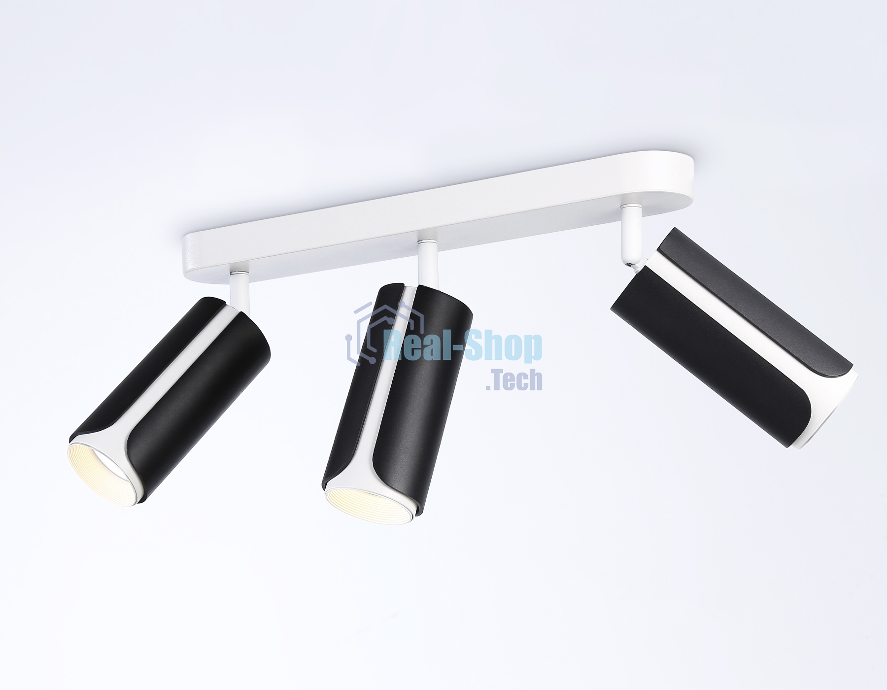 Светильник Ambrella light TN51605/3 BK/WH черный/белый GU10/3 380*60*195