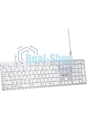 Клавиатура беспроводная A4Tech Fstyler FBX50C, USB, Bluetooth/Радиоканал, белый