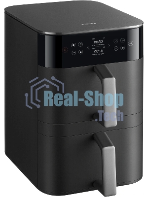 Аэрогриль Xiaomi Dual Zone Air Fryer 12L черный, 2800 Вт, 12 л, сенсор, 14 программ