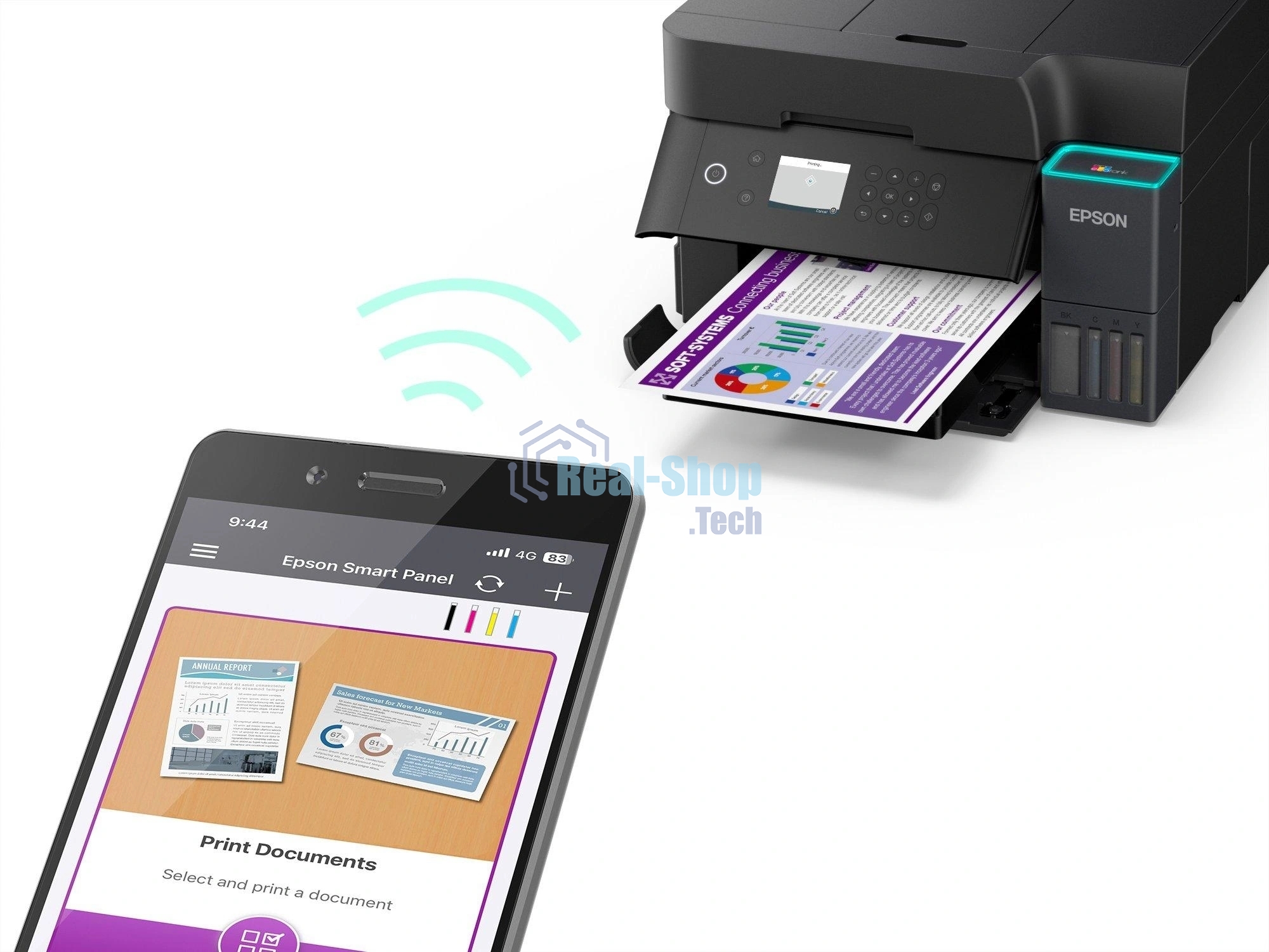 МФУ струйный Epson EcoTank L6370 (C11CL43403) A4 Duplex WiFi черный