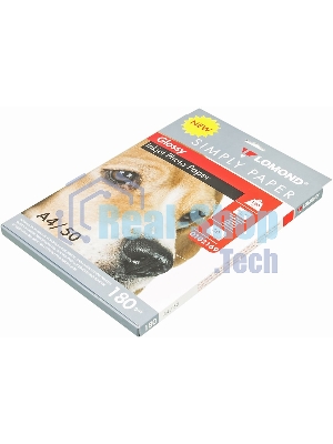 Фотобумага Lomond Simply 0102169 A4/180г/м2/50л./белый CIE148% глянцевое для струйной печати