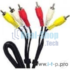 Кабель Rexant Шнур 3х3 RCA 3М