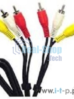 Кабель Rexant Шнур 3х3 RCA 3М