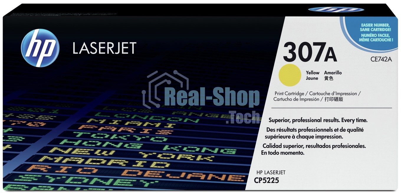 Картридж лазерный HP CE742A желтый Color LJ CP5225 (7300 стр.)