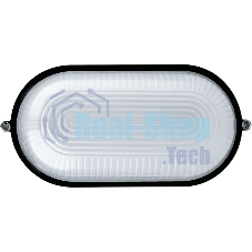 Светильник Navigator ЛОН NBL-O1-60-E27/BL 1х60Вт E27 IP54 (аналог НПБ 1401 черный овал 60Вт)