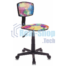 Кресло детское Бюрократ CH-299/ABSTRACT спинка сетка мультиколор сиденье мультиколор абстракция