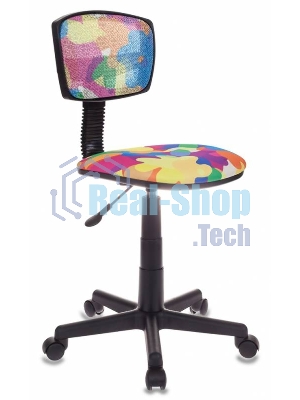 Кресло детское Бюрократ CH-299/ABSTRACT спинка сетка мультиколор сиденье мультиколор абстракция