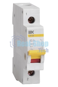 Выключатель нагрузки ВН-32 63А/1П ИЭК MNV10-1-063
