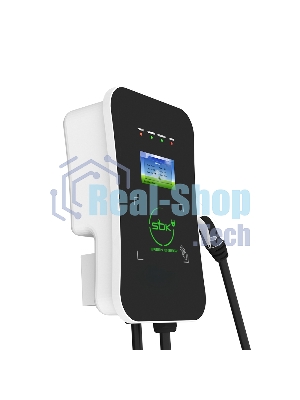 Зарядная станция S'OK Green Energy M3W Series Wallbox EV Charger SM3W31116542-7wf, 3-phase, 11kw (16a/ 380v), OCPP 1.6J, RFID, WiFi, LAN, уровень защиты IP54, кабель 7.5м