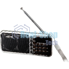 Радиоприемник портативный Сигнал РП-226BT черный USB microSD