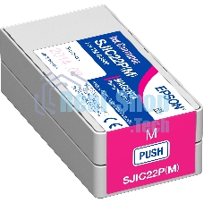 Картридж струйный SJIC22P(M): INK CARTRIDGE FOR TM-C3500 пурпурный