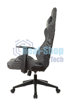 Кресло Zombie Neo 3C1 серый, экокожа, 120 кг, механизм качания