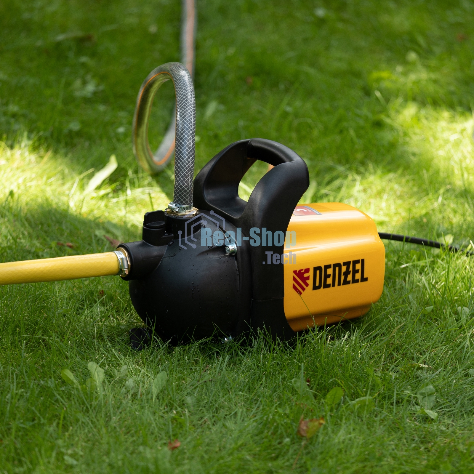 Насос Denzel GP600 садовый поверхностный 600Вт 3000л/ч подъем 35м