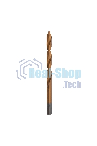 Сверло по металлу Matrix, 7 мм, HSS, нитридтитановое покрытие, цилиндрический хвостовик