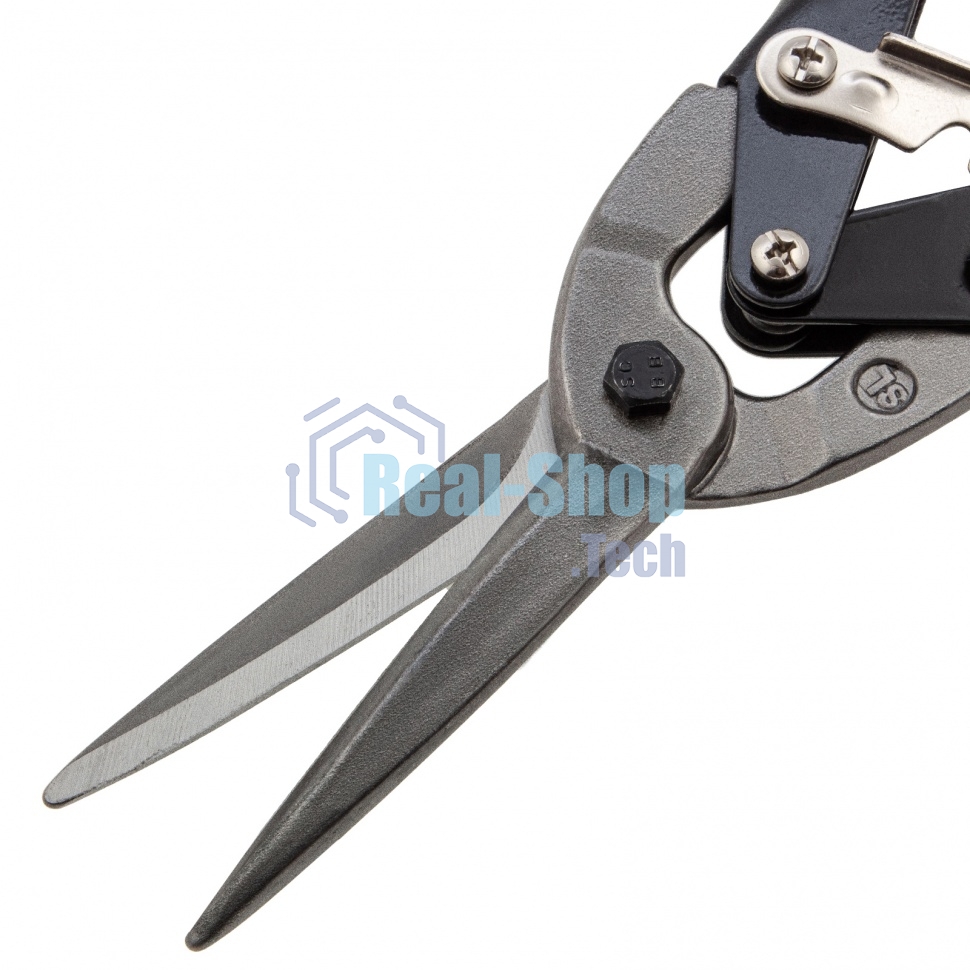 Ножницы по металлу Sparta удлиненные, 290 мм, пряморежущие, обрезиненные рукоятки