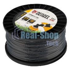 Леска для триммера Denzel EXTRA CORD двухкомпонентная круглая, 2,7 мм х 151 м, на DIN катушке