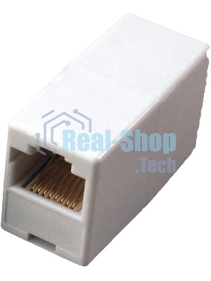 Проходной адаптер Rexant, RJ-45(8P-8C), UTP неэкранированный, категория 5e, (гнездо-гнездо)