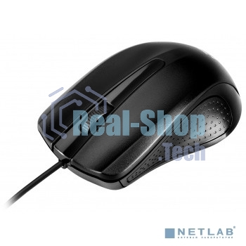 Мышь проводная Oklick 225M черный, 1200 dpi, USB, кнопки - 3