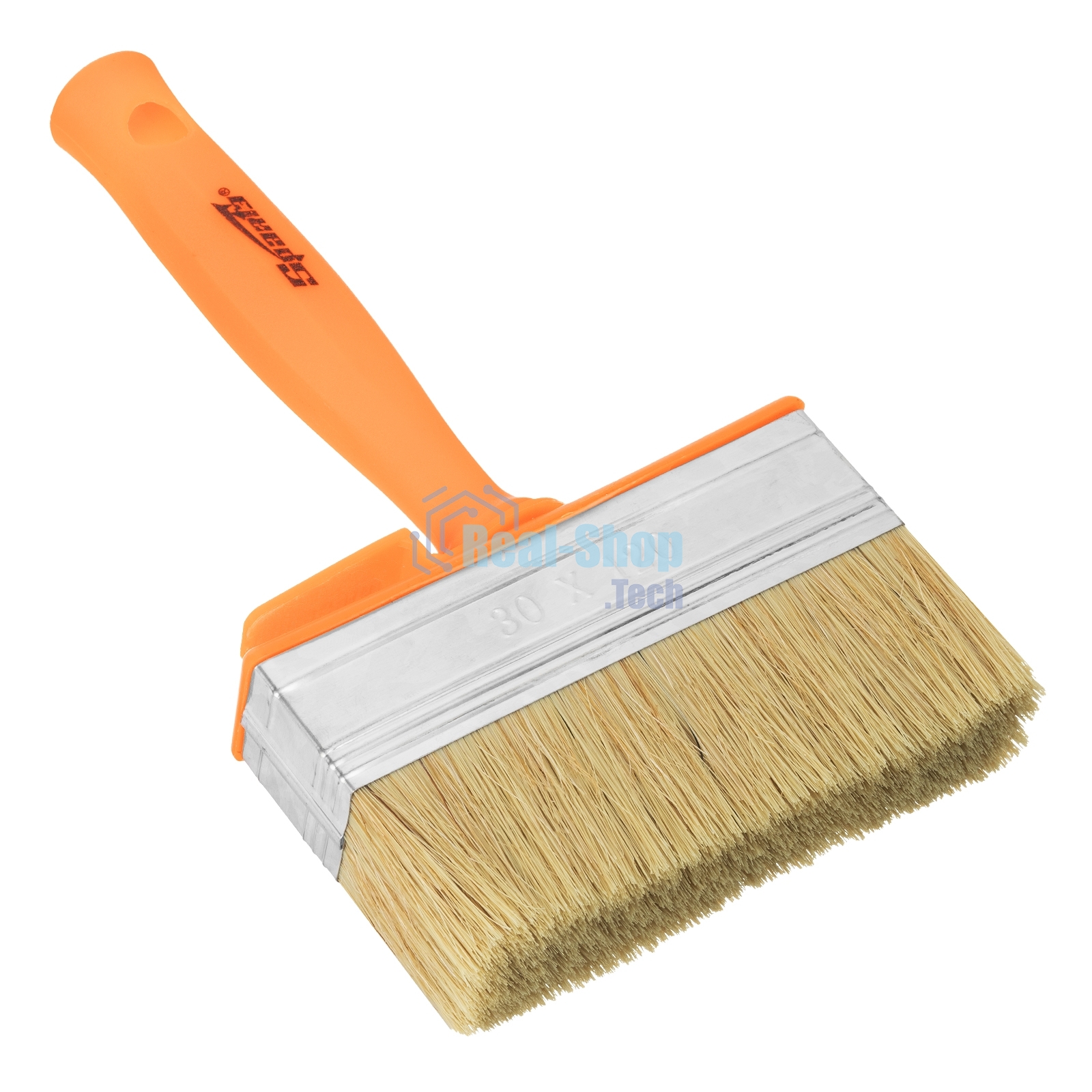 Кисть-ракля Sparta 30х120 мм, натуральная щетина, пластмассовый корпус, пластмассовая ручка