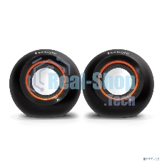 Акустическая система 2.0 ExeGate EX287053RUS Disco 180 (питание USB, 2х3Вт (6Вт RMS), 100-20000Гц, черный)