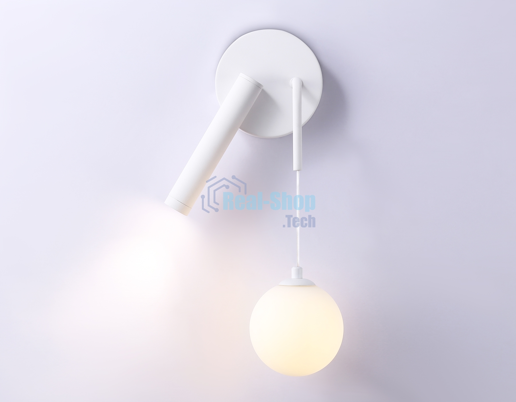 Светильник Ambrella light FL66383/2 WH белый 2W 4200K+G9 500*120*120