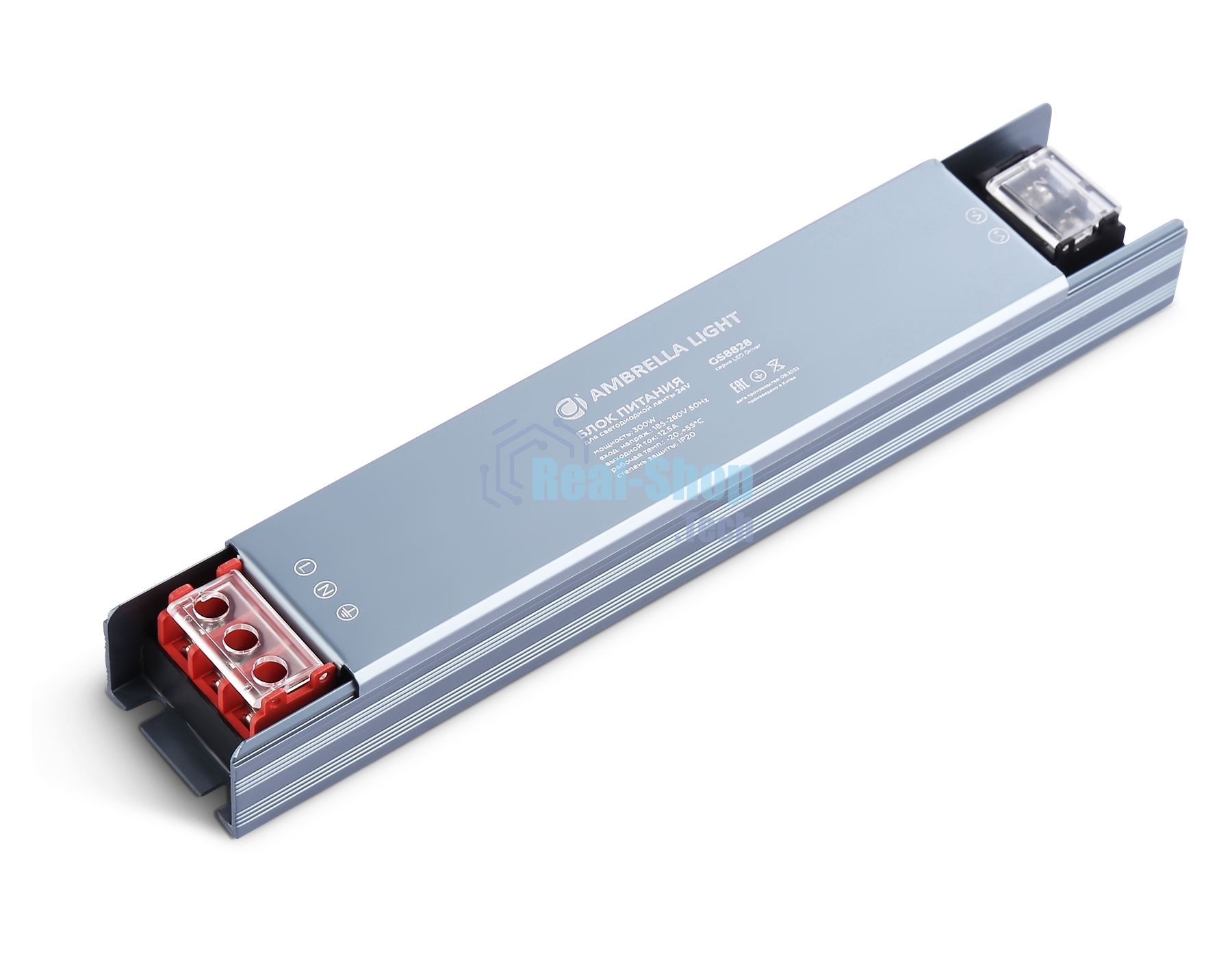 Блок питания 24V 300W 12.5A IP20 185-260V 195*35*22