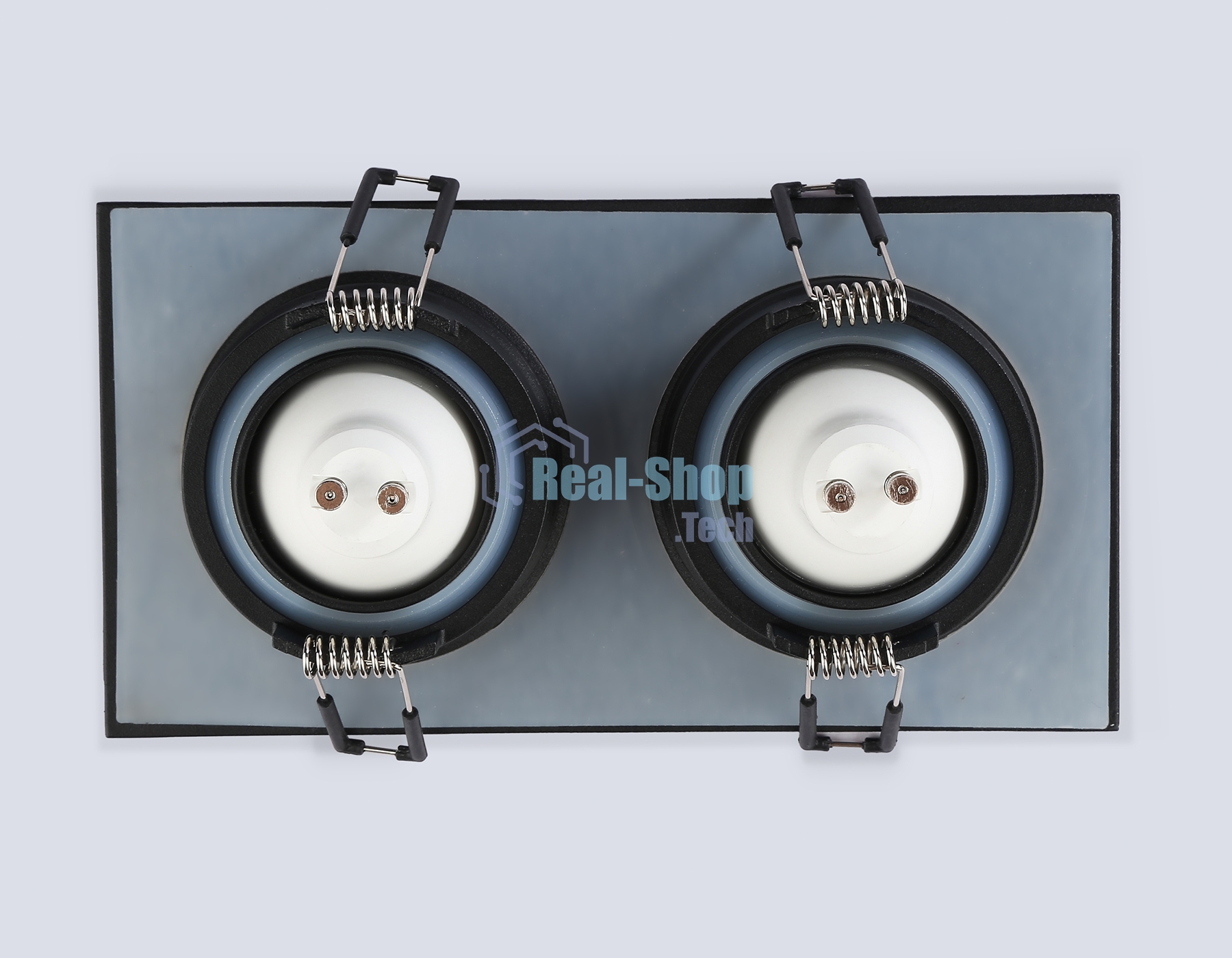 Светильник Ambrella light TN1146/2 BK черный IP44 GU5.3/2 180*95*38