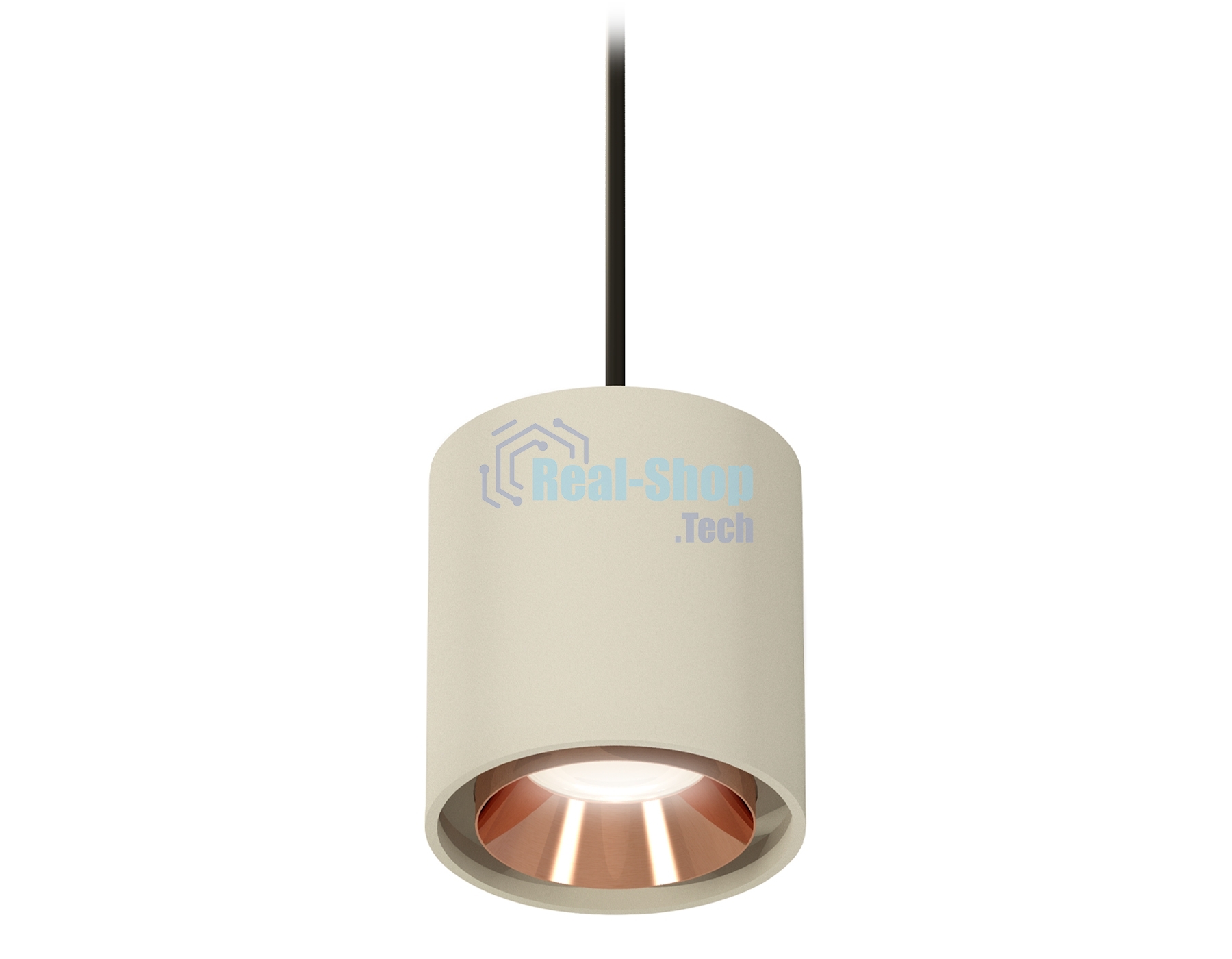 Светильник Ambrella Light XP7724001 SGR/SBK/PPG серый песок/черный песок/золото розовое полированное MR16 GU5.3