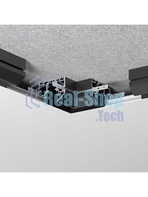 Slim Magnetic Коннектор угловой внутренний для шинопровода в натяжной потолок 85204/00 (черный) 85205/00