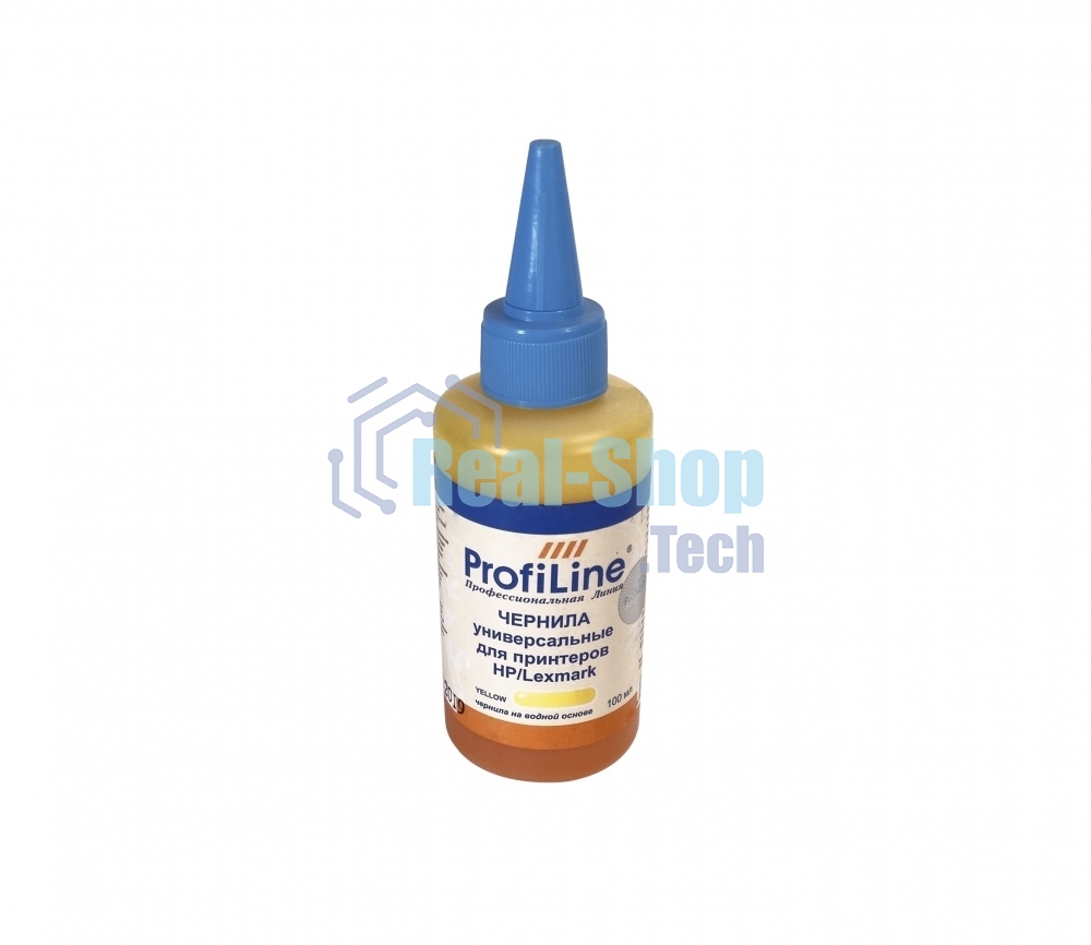 Чернила для принтеров HP/Lexmark универсальные Yellow 100 мл водн ProfiLine