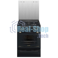 Плита газовая Gefest ПГ 6100-02 0187 черный, конфорок 4 шт, духовка 52 л, 60 см x 85 см x 60 см