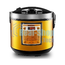 Мультиварка Centek CT-1495 черный/золотистый, 5.0 л, 42 программы + Мультишеф