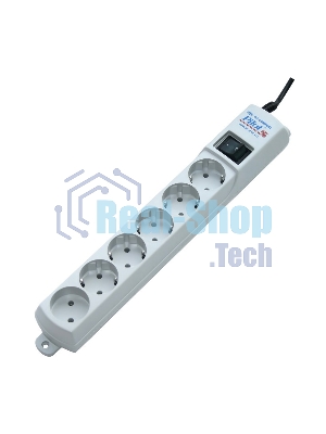 Сетевой фильтр Pilot S S7M 6 розеток 5 евро 7 метров