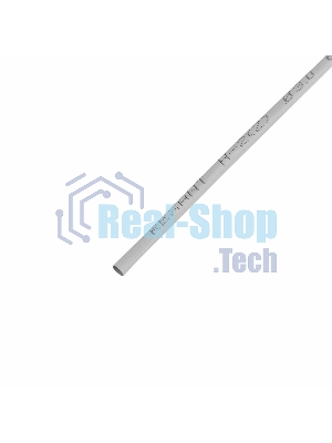 Термоусадочная трубка Rexant 3,0/1,5 мм, серая, упаковка 50 шт. по 1 м