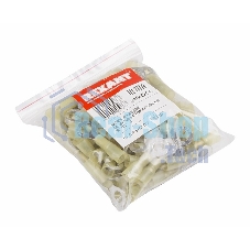 Наконечник кольцевой изолированный термоусаживаемый Rexant ø 8.4 мм 4-6 мм² (НКи-т 6.0-8/НКи-т5,5-8) желтый